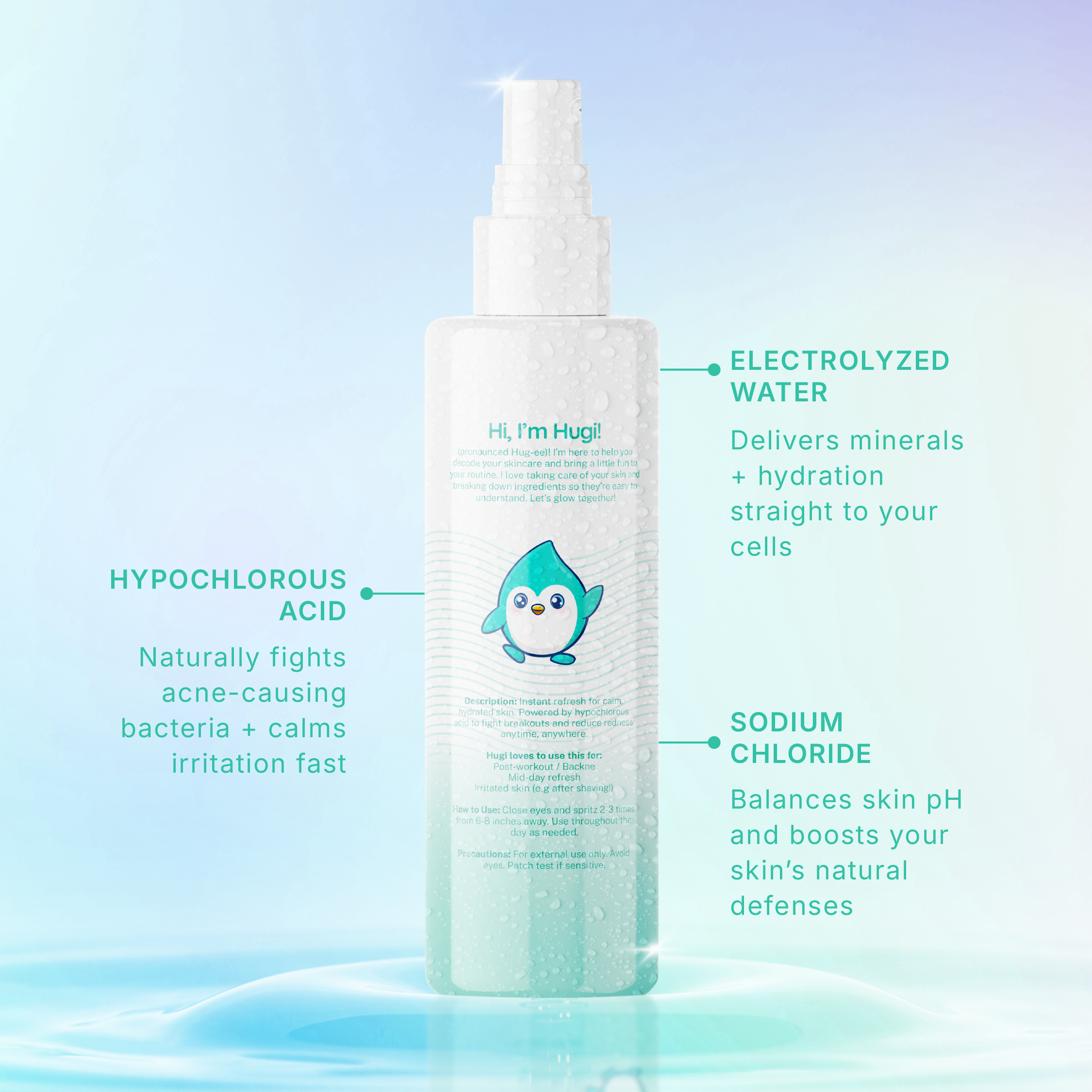 Emergency Skin Mist | Calming Hypochlorous Spray